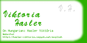 viktoria hasler business card